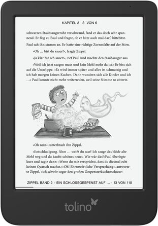 eReader Tolino Shine - компактний та легкий ридер для читання