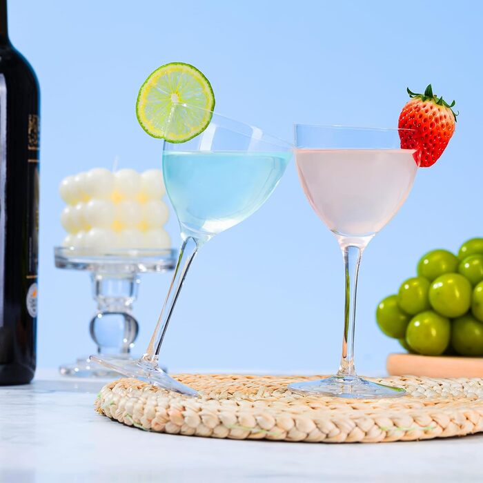 Набір келихів для Мартіні Martini-Gläser 6 шт., 170 мл, кришталь без свинцю, для Мартіні, Манхеттена, Негроні, аперитивів – ефектні келихи для бару в подарунковій упаковці