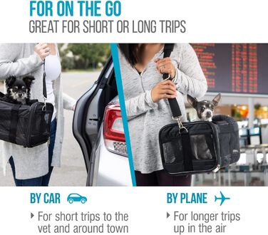 Транспортна переноска для тварин Sherpa Original Deluxe, антрацит, розмір M (43x28x27 см), схвалена авіаперевізниками