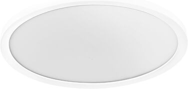 LEDVANCE Smart LED Bathroom Lamp white, 1200LM, 3000-6500K, 300mm x 70mm, IP44, Orbis Bath Bathroom Fixture with Wifi Technology, dimmable, controllable via app and voice assistants (White, 40cm, Disc)