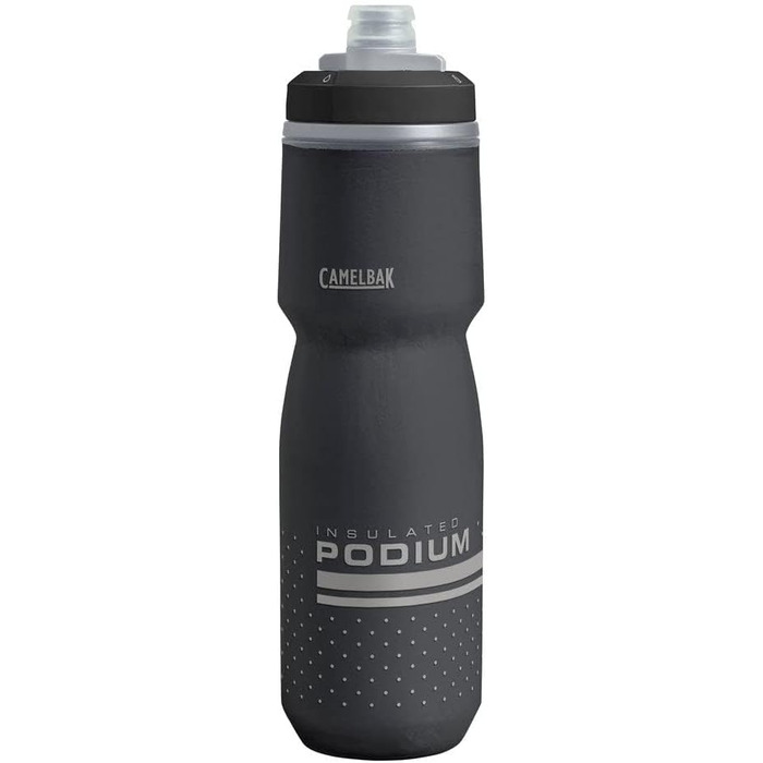 Camelbak Podium Ice Sport Water Bottle, Squeeze Bottle, for Running, Cycling, Hiking (Stone Blue, 710 ml)