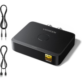 Адаптер Bluetooth 6.0 UGREEN з LDAC декодером, Hi-Res Audio, сумісний з колонками та автомагнітолами Адаптер Bluetooth 6.0 UGREEN з LDAC декодером, Hi-Res Audio, сумісний з колонками та автомагнітолами