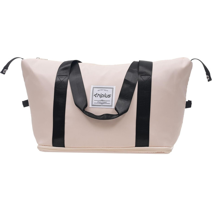 Набір валіз Merax 5-ти частинний (M-L-XL) з ABS, TSA-замком, розширення L-XL, + сумка та косметичка (Бежевий + Чорний)