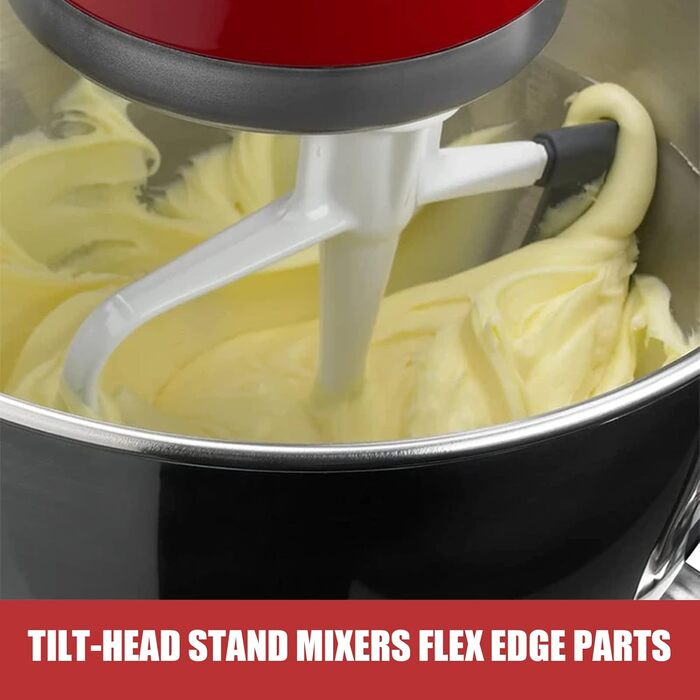 Плоский вінчик Flex Edge для міксера KitchenAid 5 Quart з силіконовою кромкою, насадка для міксера, аксесуар для кухонної машини
