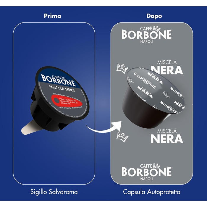 Кава Caffè Borbone чорна суміш у капсулах, сумісні з Nescafé Dolce Gusto, 90 шт.