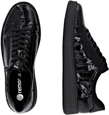 Жіночі кросівки Remonte D2E01 – низькі, чорні, з змінною устілкою (38 EU)