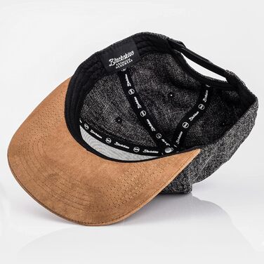 Кепка Blackskies® Pathfinder Snapback - унісекс, чорно-смугаста, регульована, преміум якість