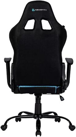 Ігрове крісло Newskill Horus Zephyr, ергономічне, тканинне, нахил 180°, 9 кольорів, синє