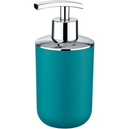 Дозатор мила WENKO Brasil, 0.32 л, пластик (TPE), 7.3 x 16.5 x 9 см, Petrol