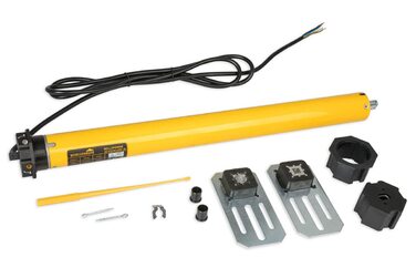 Schellenberg 20615 Roller Shutter Motor MAXI, 15 Nm, mechanical end-stop adjustment, tube motor for 60 mm shaft, up to 6.2 m² shutter area, set including wall bracket (40 Nm / max. 15 m², standard)