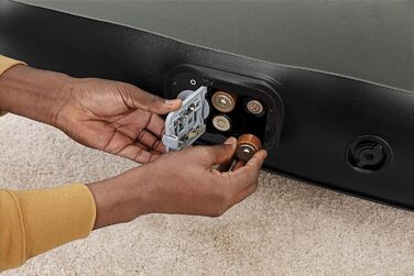 Надувний матрац Bestway TriTech XL з вбудованим насосом, сірий 191x97x30 см (1067929)