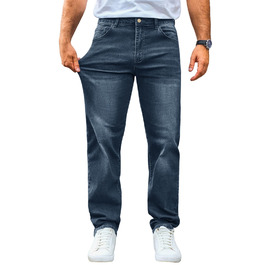 Чоловічі джинси Runcati Regular Fit темно-сині, еластичні, базові, повсякденні