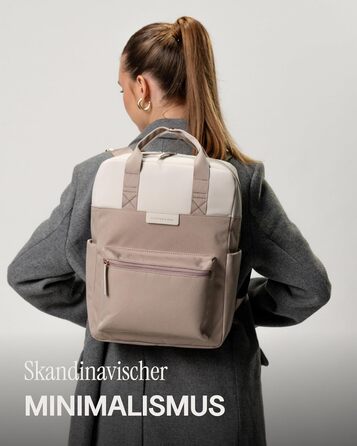 Kapten & Son Bergen Rucksack | Rucksack for Women & Men | Daypack | Carry-on Rucksack, Daypack | Water-resistant (Medium 11 L, Muted Clay)