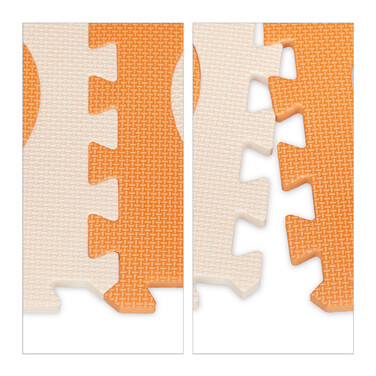 Relaxdays 18-Piece Puzzle Mat Heart