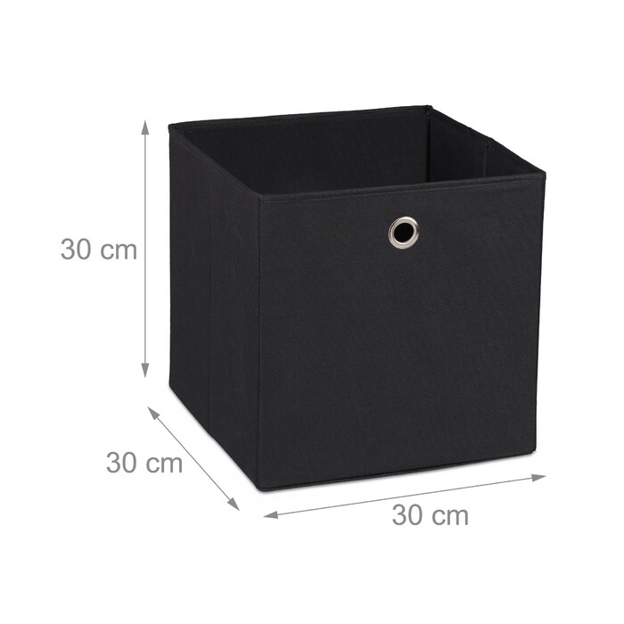 Relaxdays Fabric Storage Boxes - Set of 2