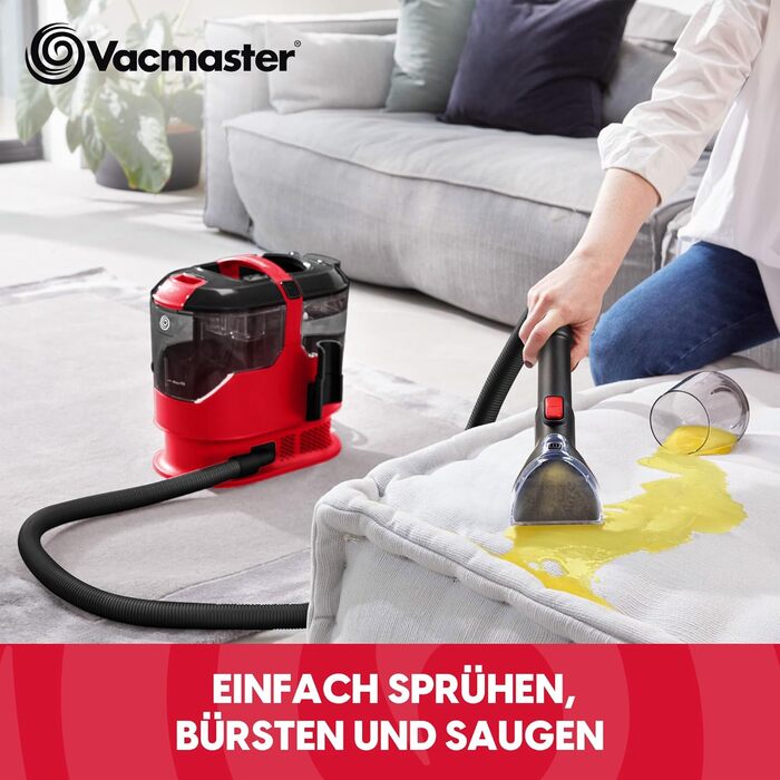 Пилосос миючий Vacmaster STMEUB01 для килимів, м'яких меблів та автомобіля 600W, 15KPA
