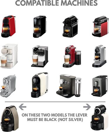 Madama — багаторазова капсула для кави Nespresso, нержавіюча сталь і харчовий силікон, набір 2 шт., вироблено в Італії
