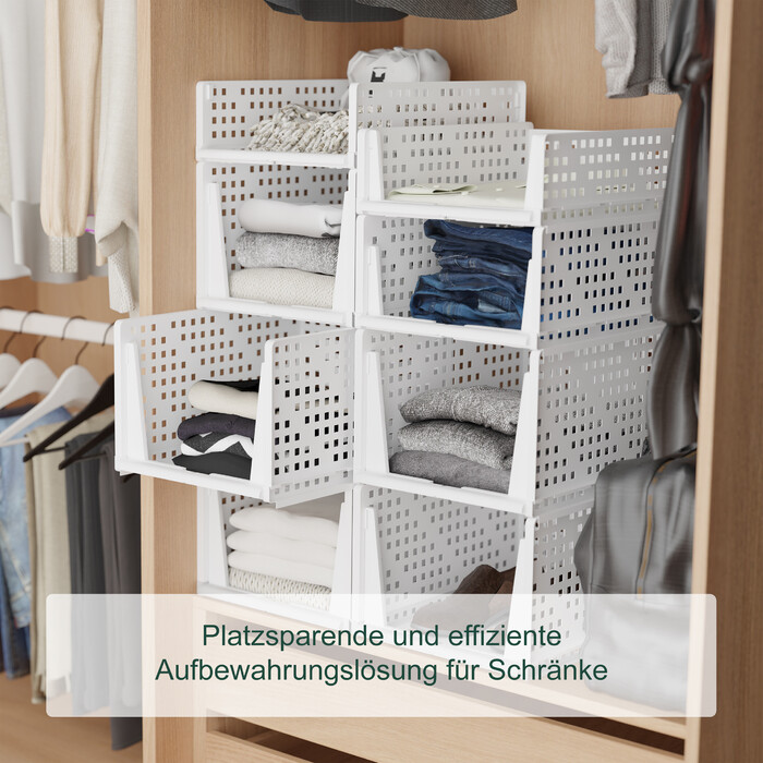 Relaxdays 3-Piece Closet Organizer Set