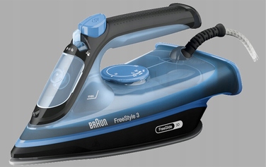 Парова праска Braun FreeStyle 3 FI3194BK 2400 Вт, синьо-чорна