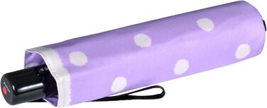 Сонцезахисний парасолька Knirps Duomatic Slim Renature Green (Dot Art Lavender)