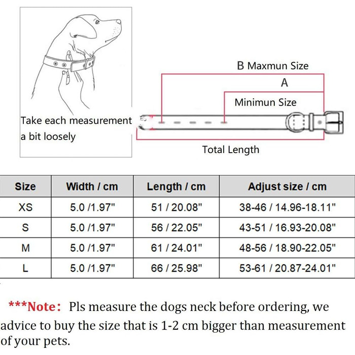 Нашийник для собак ETOPARS з черепом та шипами, з регулюванням, з крокодилової шкіри, золотий (M)