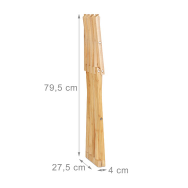 Relaxdays Bamboo Folding Stool