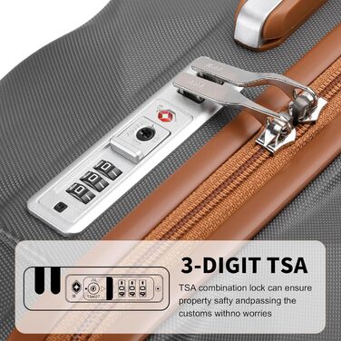 Чохол валіза British Traveller Hartschalenkoffer Groß, 74.5 x 49 x 30.5 см, сірий, з TSA-замком та 4 колесами для подорожей та бізнесу