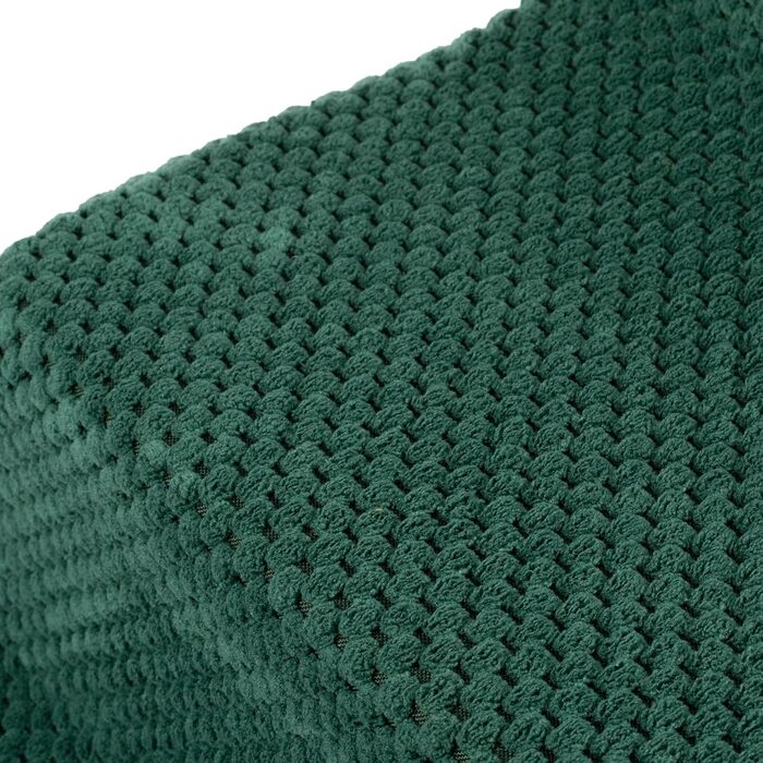 Сходинка для собак та котів, 30 см, 3 сходинки, плюшевий покрив, зелений колір