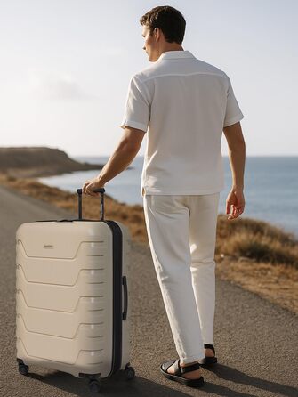 Розкладний валіза Smartbox Hartschalen Check-in L (76 см) | 111-120 літрів, Polypropylen, 4 колеса, TSA-замок, 4.2 кг