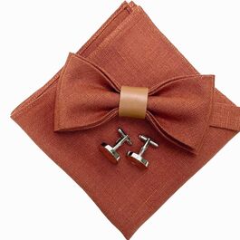 стиль: метелик, нагрудна хустка та запонки