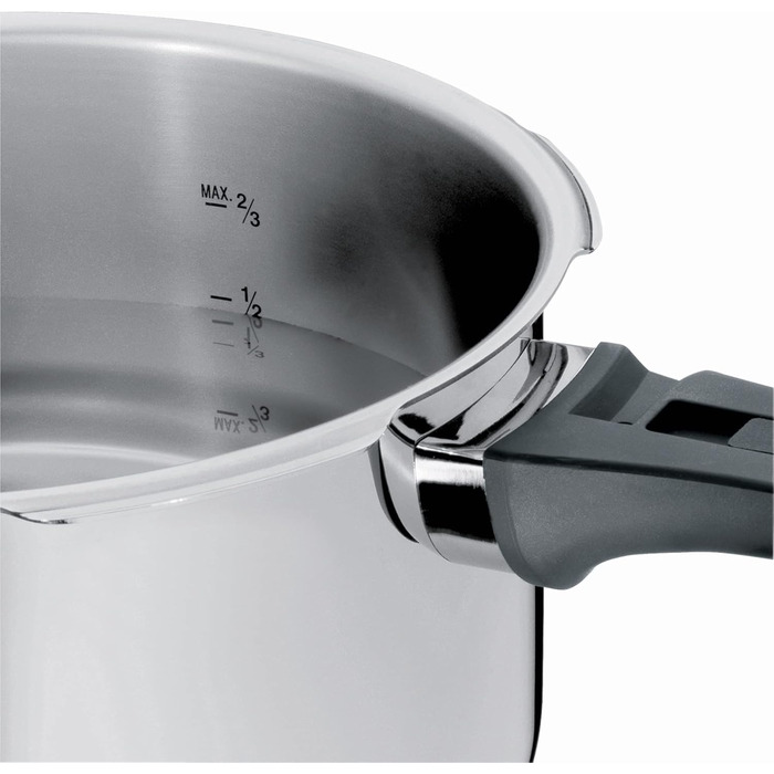 Скороварка WMF Perfect One Pot 4,5 л індукційна, нержавіюча сталь, 2 режими, знімна ручка, велике сигнальне вікно