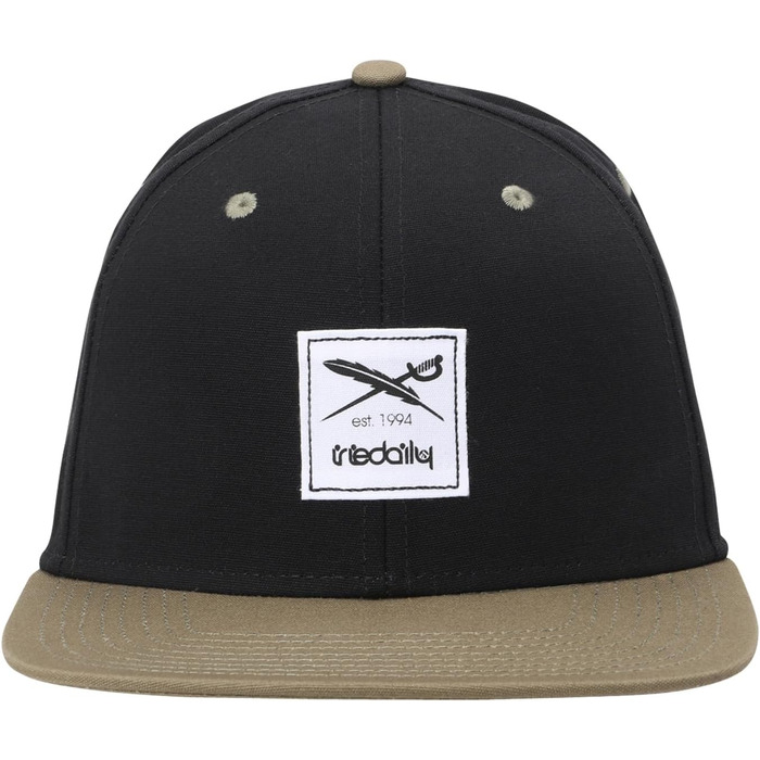 Кепка IFIEDaily Unisex Snapback Daily Contra з органічної бавовни, чорно-оливковий колір