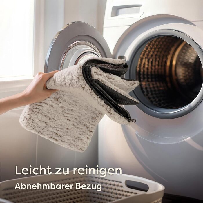 Самогріюча підстилка для собак, 90x60 см, знімний водонепроникний чохол, м'яка та тепла, з антиковзаючою основою (колір: коричневий)