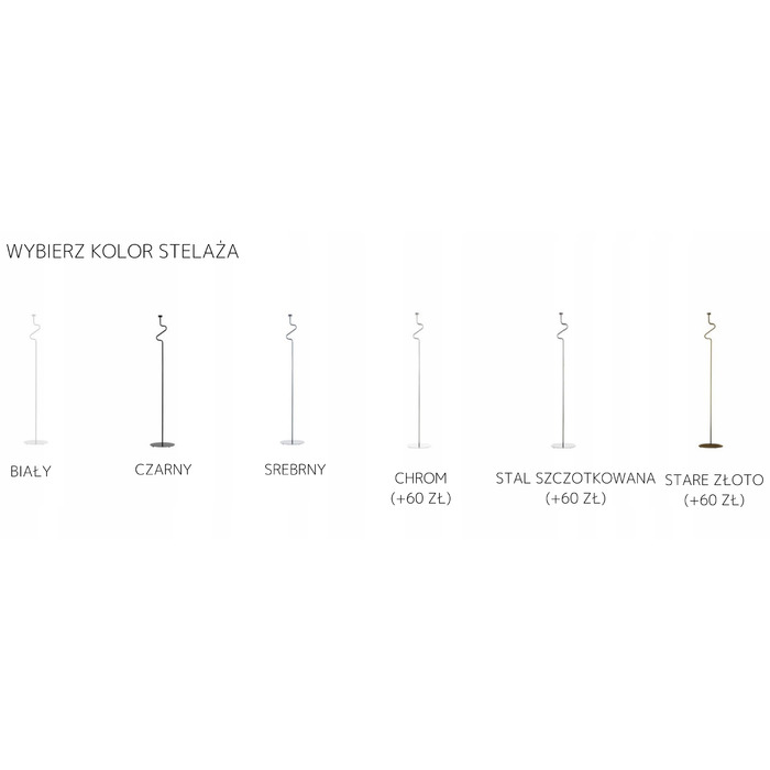 Підлогова лампа Volta Light Factory Marmur, бежева, сучасна, цоколь E27, 60 Вт