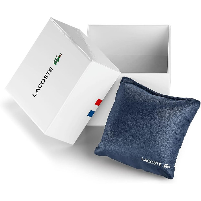 Годинник чоловічий Lacoste Analog Quartz 2010890 з силіконовими деталями та сталевим браслетом