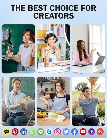 Беспроводной петличный микрофон для телефона/iPhone/iPad/камеры, Mini-микрофон для стриминга, подавление шума, Plug & Play, идеален для видеосъемок, подкастов, YouTube, TikTok & интервью (K9)