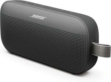 Портативна Bluetooth колонка Bose SoundLink Flex (2-ге покоління), водонепроникна, пилонепроникна, з природним звучанням, до 12 годин роботи від акумулятора, чорна