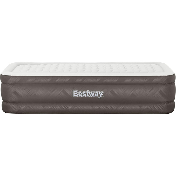 Повітряний матрац Bestway Fortech з вбудованим електричним насосом, односпальний (191x97x46 см)