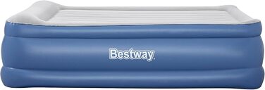 Надувний матрац Bestway Tritech Queen розмір 203x152x56 см з вбудованим насосом