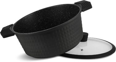 Набір каструль та сковорідок EDENBERG 15 предметів для індукційних плит, з антипригарним покриттям | Набір посуду, каструлі, сковороди для індукції EB-5645