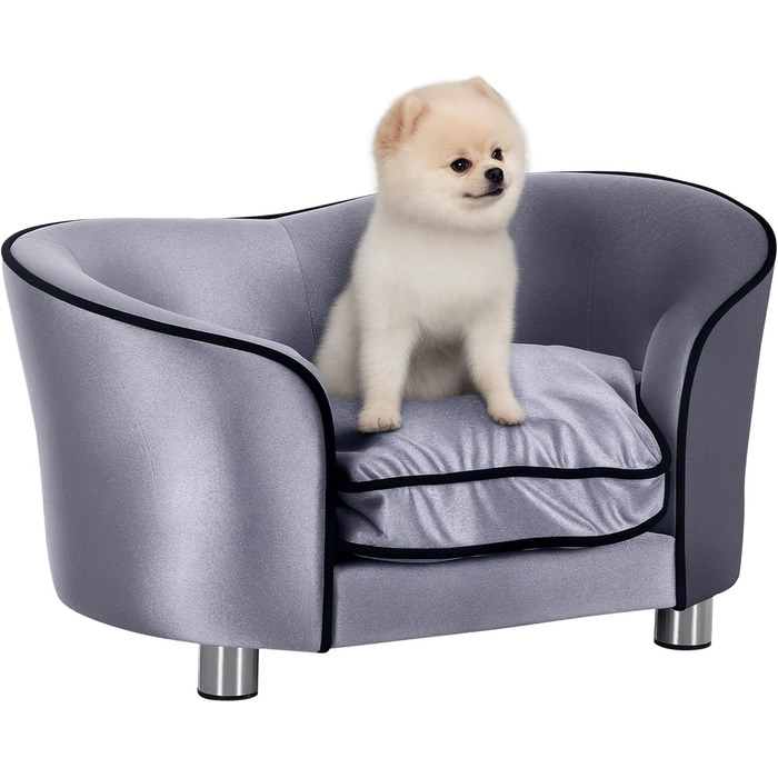 PawHut Софа для собак і котів, лежанка для тварин, диван для домашніх улюбленців