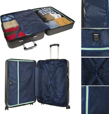 Набори валіз SKPAT: дорожні кофри, набір валіз, валізи з жорстким корпусом, набір валіз на коліщатках, багаж. Велика вибір валіз та ролерів для кожної подорожі! Колір: антрацит.