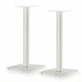 Підставка для колонок Sonorous SP100-60 Біла – Пара, 60 см | Алюмінієва та скляна підставка | Максимальне навантаження 20 кг на підставку | Вбудована організація кабелів