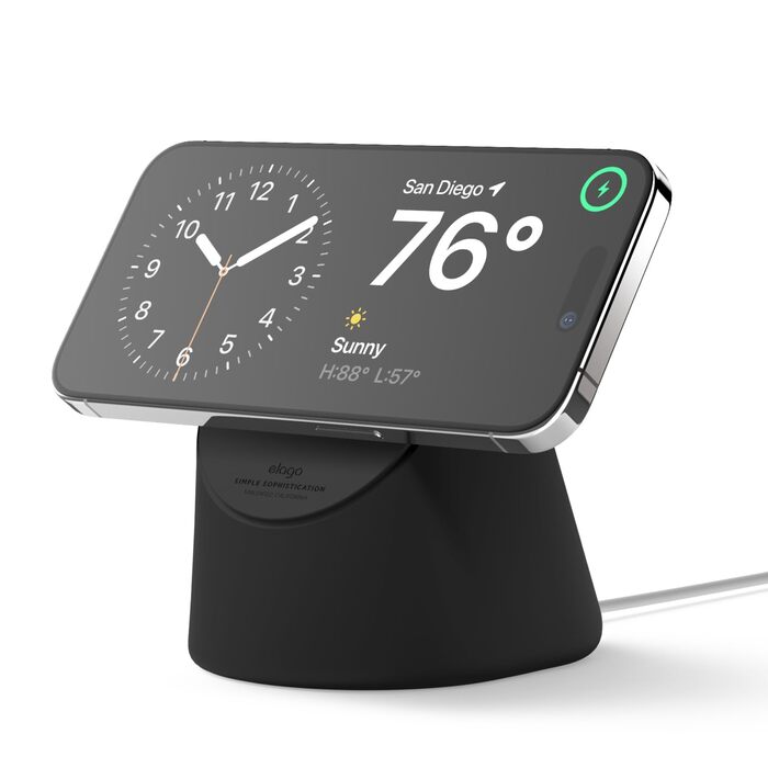 Підставка для iPhone з підтримкою MagSafe, Elago MS1 (сумісна з iPhone 17/16/15/14/13/12), чорний