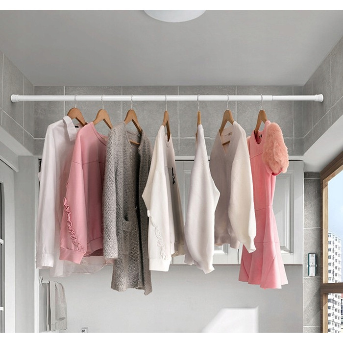 Розсувна штора для ванної Gold start 160-300 x 25 мм, чорна