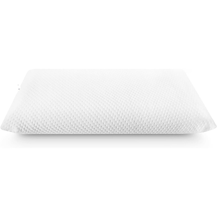 Mr. Sandman Ergonomic Pillow 40x80, Neck Pillow with 2 Pillowcases, Visco Pillow perfectly suitable for stomach sleepers, back sleepers, and side sleepers, Memory Foam Pillow