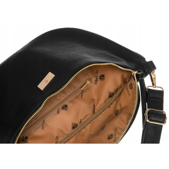 Сумка-бананка Peterson PTN NER-ALE-1 BLACK, чорна