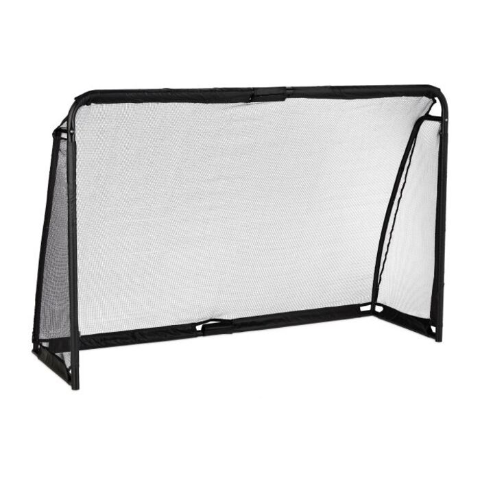 Relaxdays Black Football Goal 120 x 180 cm