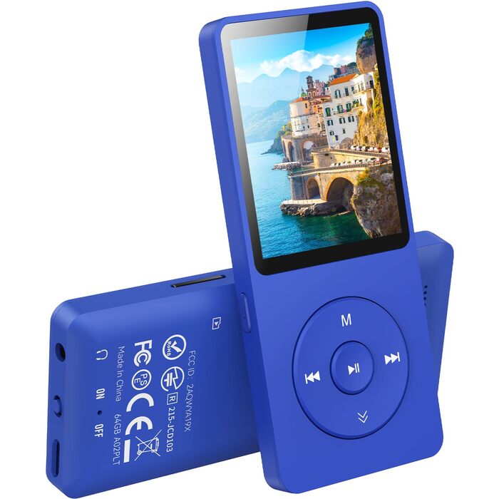 MP3 плеєр AGPTEK 32GB Bluetooth 5.3, 1.8
