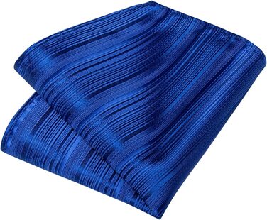 Набір краватка, нагрудна хустинка, запонки та затискач для краватки DiBanGu для чоловіків. Оливковий/чорний у смужку, підходить для весілля, ділових зустрічей та формальних заходів.